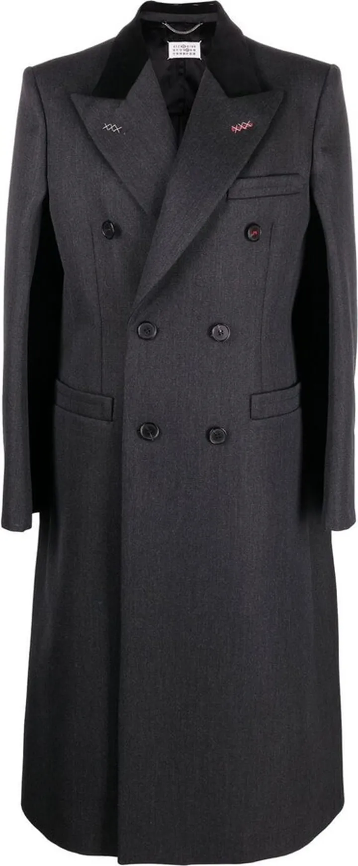 Double-Breasted Wool Coat