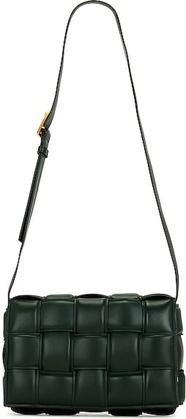 Bottega Veneta Padded Cassette Crossbody Bag in Dark Green
