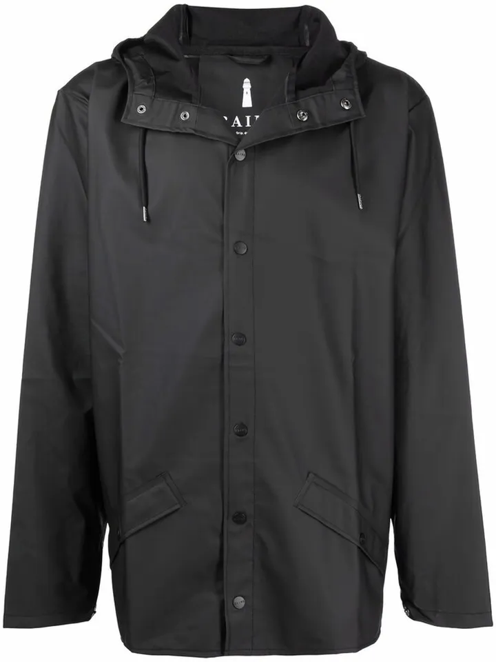 Long-Sleeve Hooded Rain Jacket