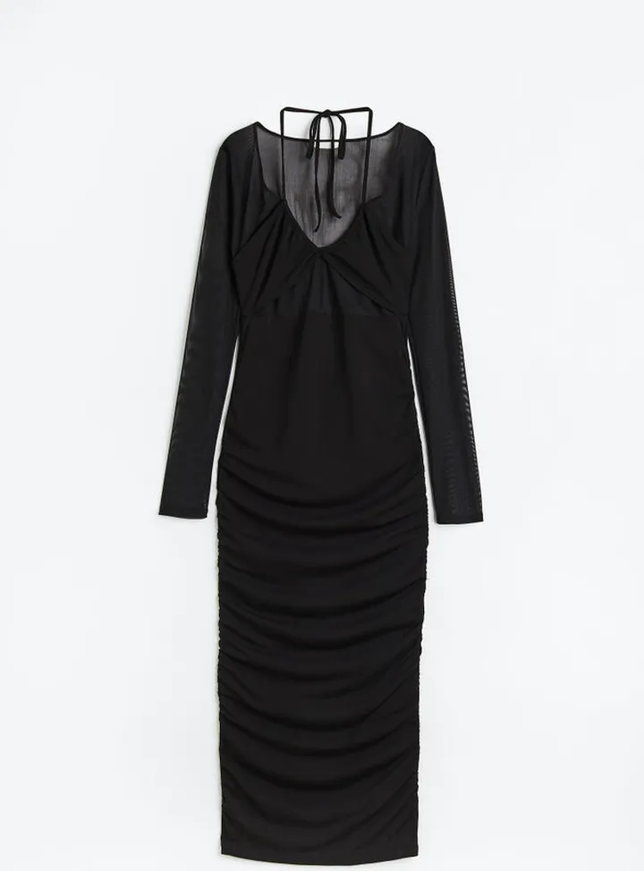 Draped Bodycon Dress