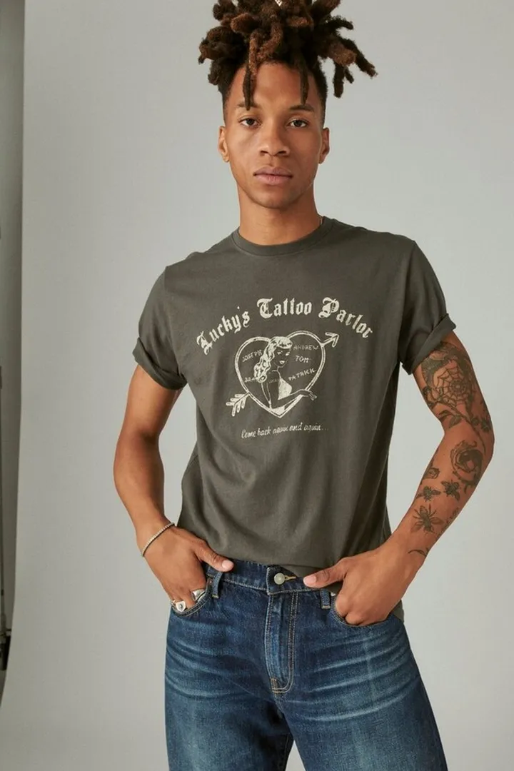 Lucky Tattoo Graphic Tee