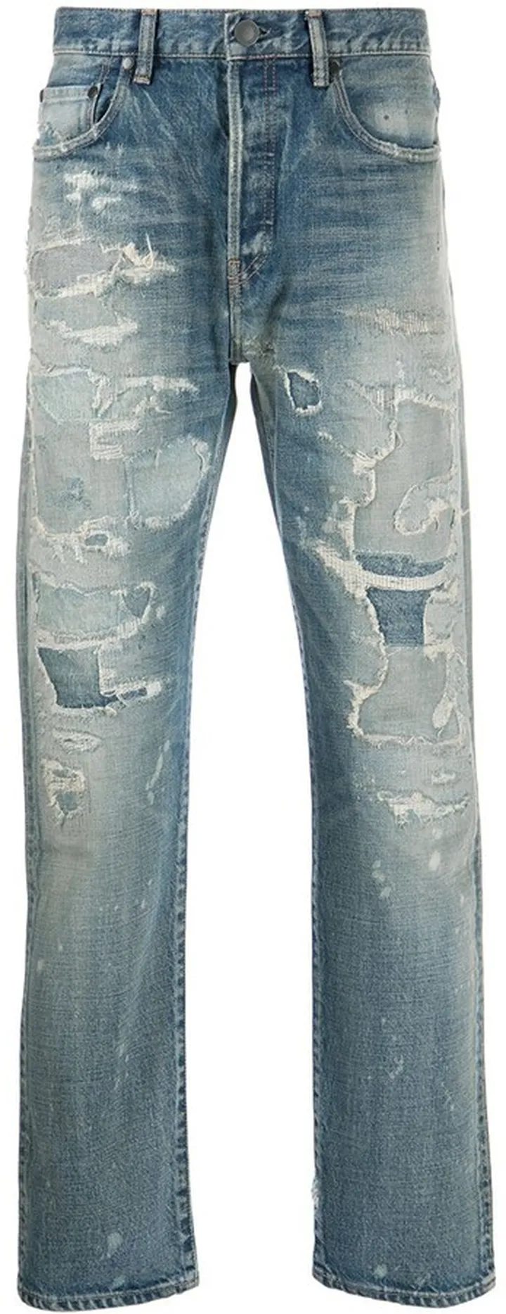 Daze heavy-repair wash jeans