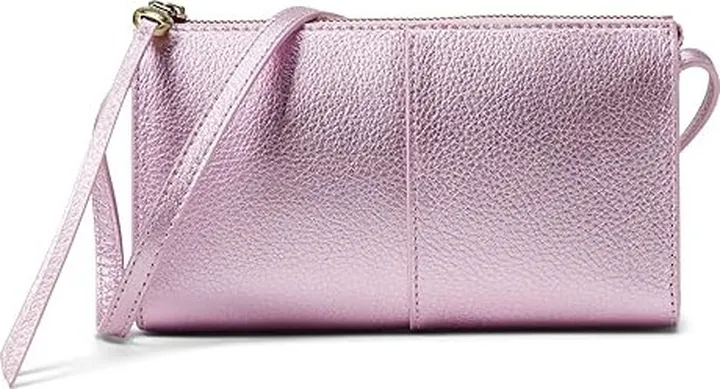 HOBO Jewel Crossbody (Pink Metallic) Handbags