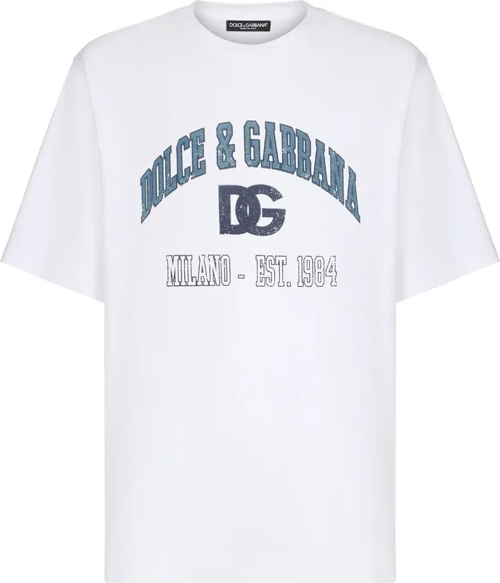 logo-print cotton T-shirt