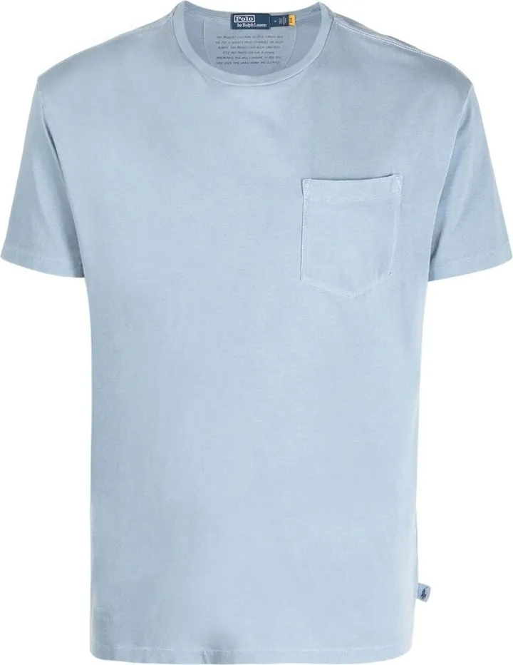 patch-pocket cotton T-shirt