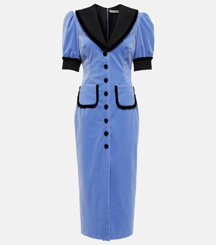 Cotton midi dress