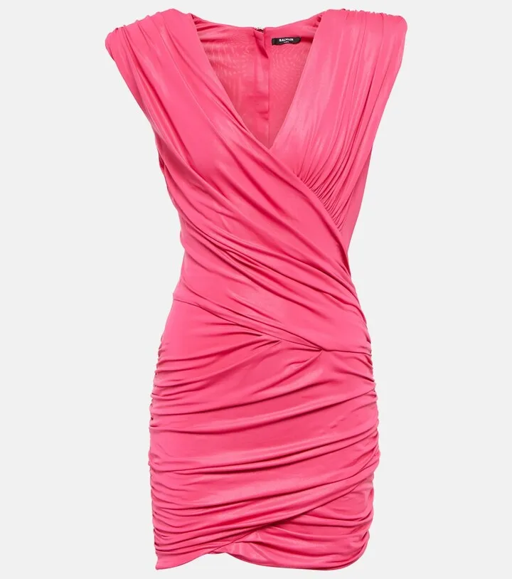 Ruched minidress