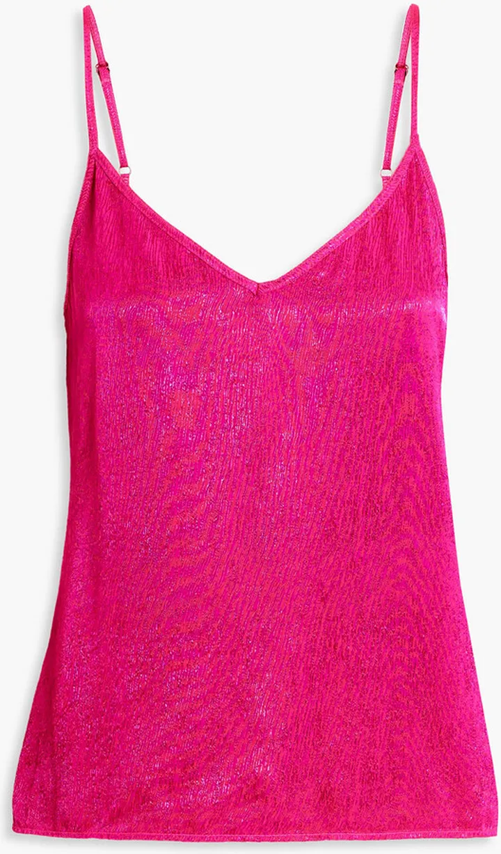 Satin-jacquard camisole