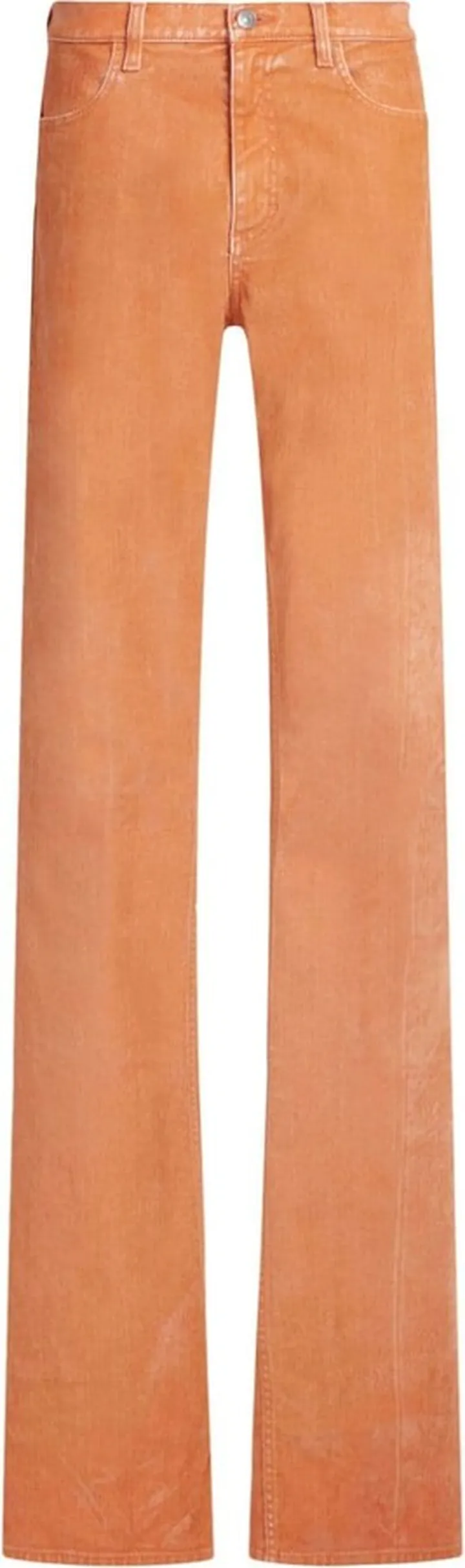 High-Waist Straight-Leg Trousers