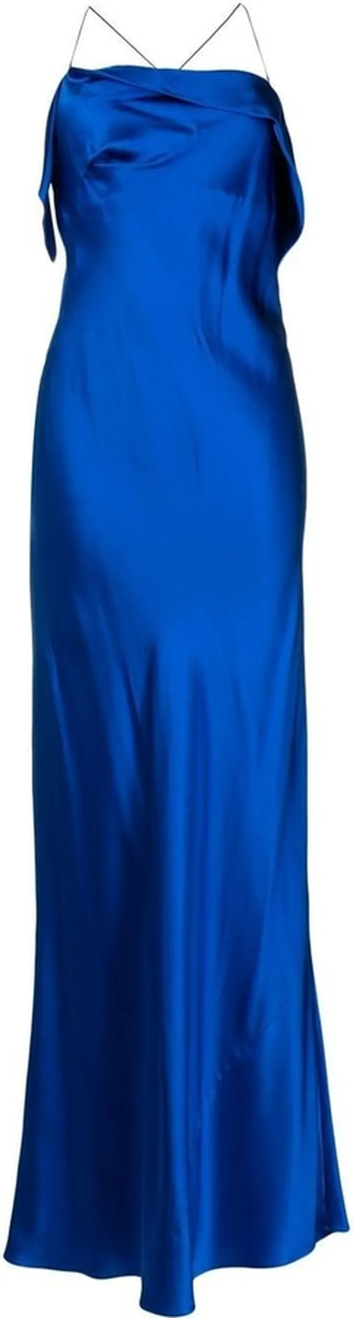 Bias-Cut Cowl Neck Gown
