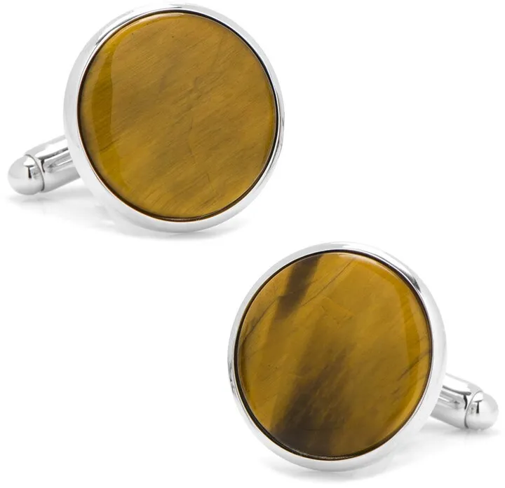 Tiger's Eye Cuff Links