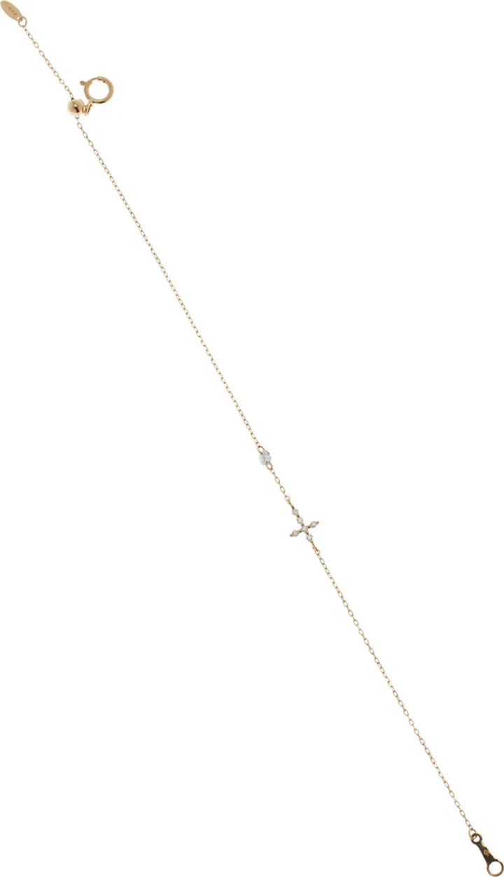 Women's The 18K Yellow Gold Pave Encrusted Bracelet