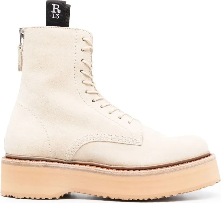 Platform 55mm Suede Ankle Boots