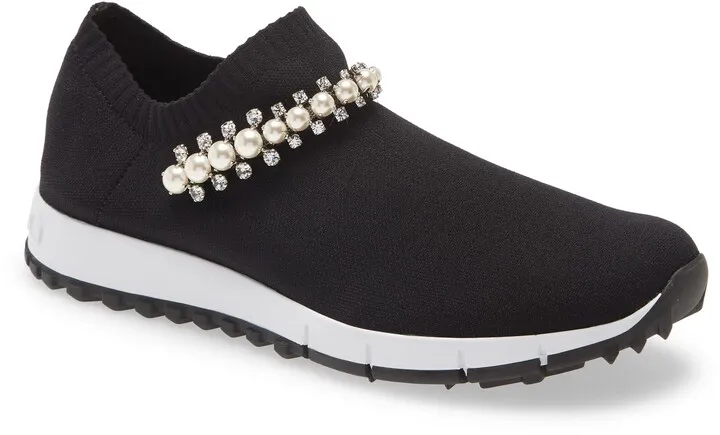Verona Embellished Knit Sneaker