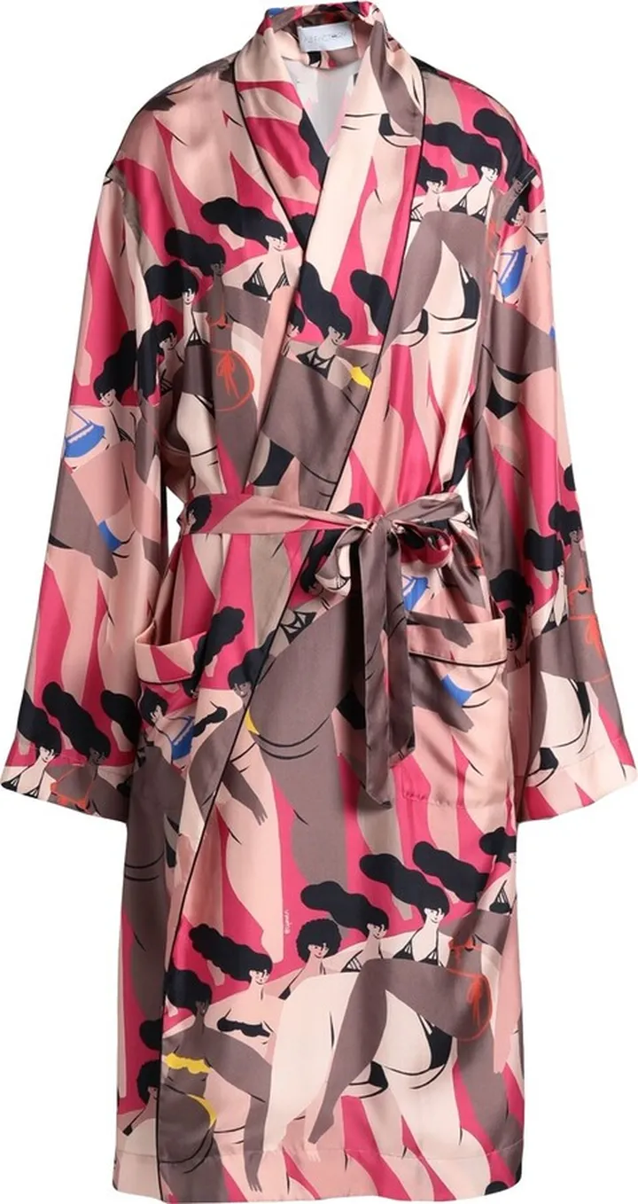 Dressing Gown Or Bathrobe Pastel Pink