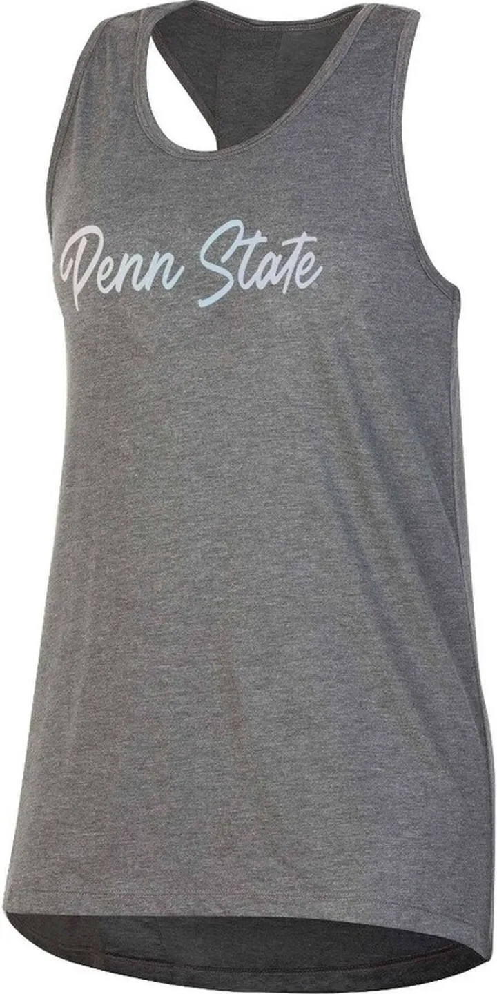 NCAA Penn State Nittany Lions Women's Gray Racerback Tank Top - L
