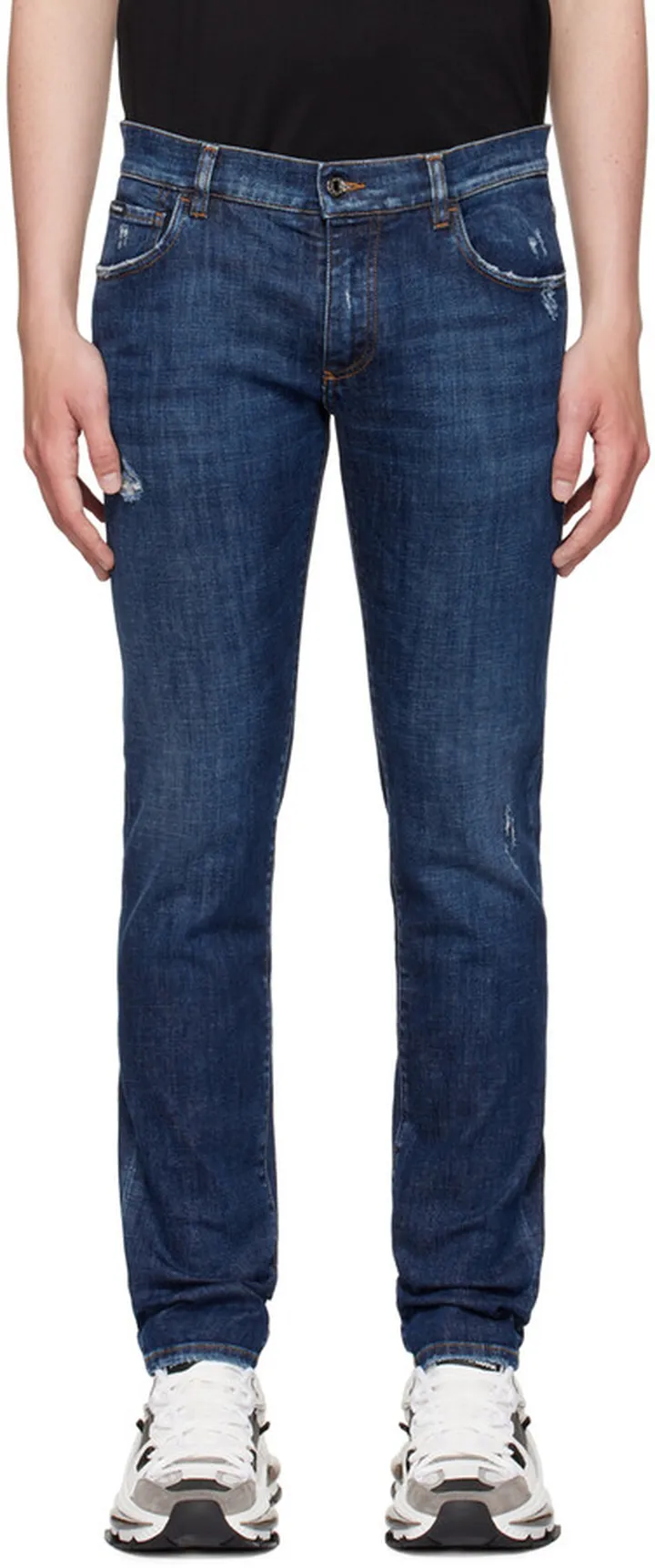Dolce & Gabbana Navy Skinny Jeans
