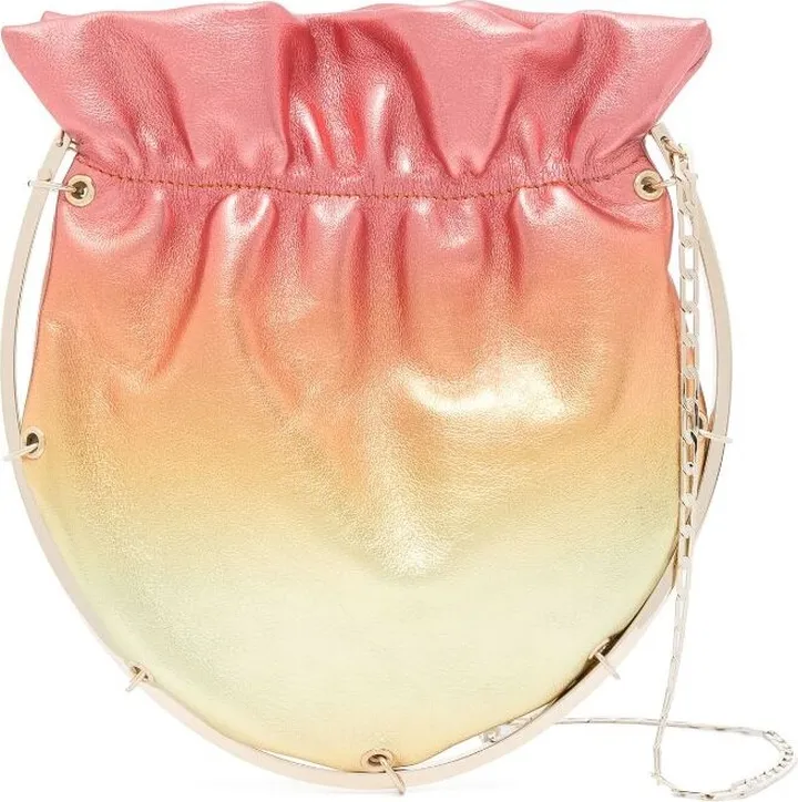 Orange Soho Chain Ombré Shoulder Bag