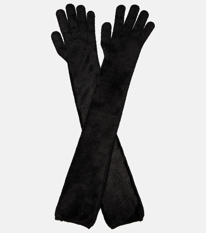 Velvet gloves