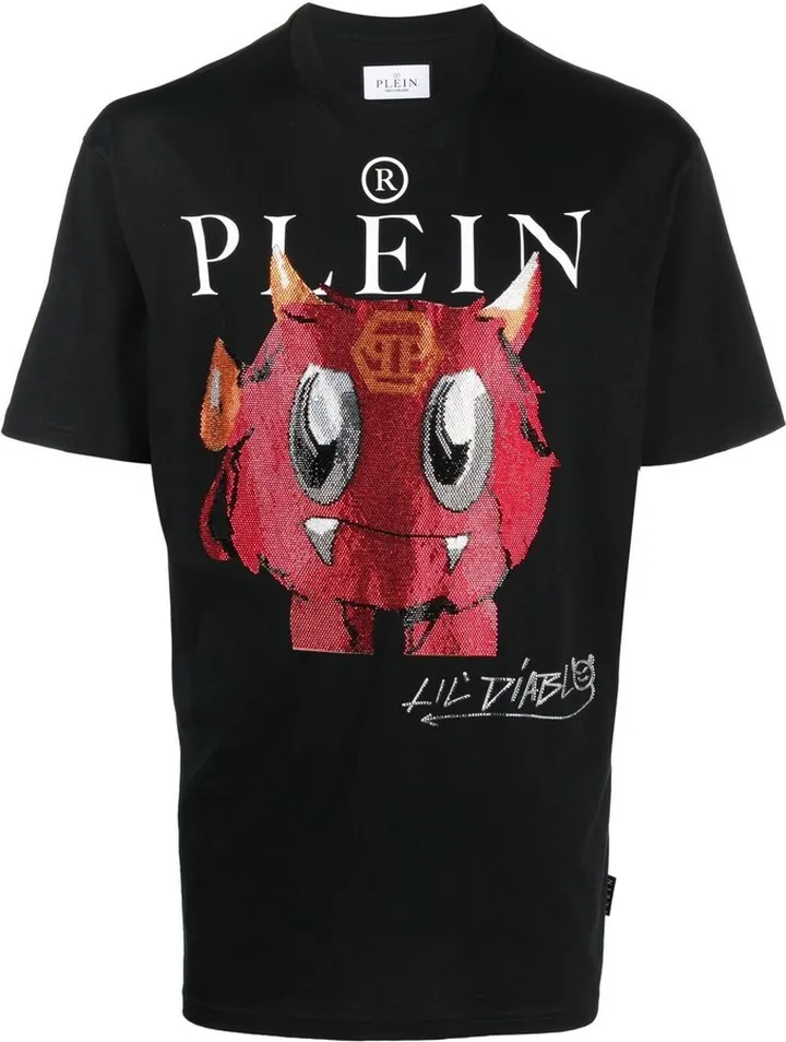 Monsters print logo T-shirt