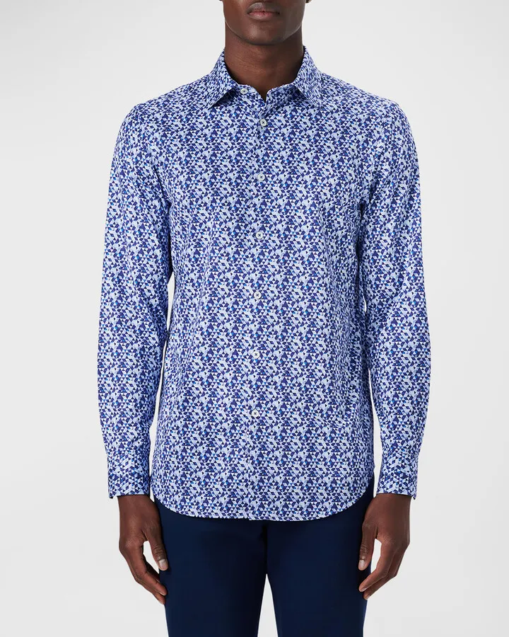 Men's Ooohcotton 8-Way Stretch Sport Shirt