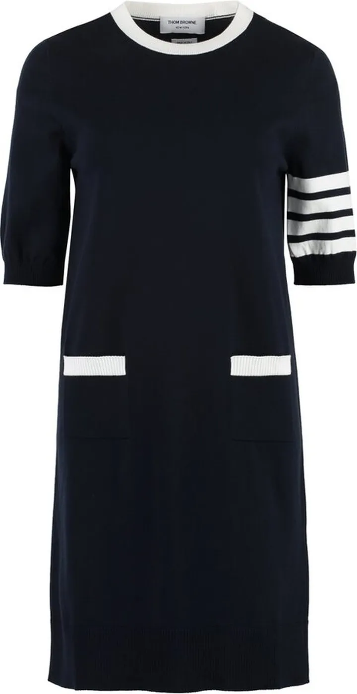 Thom Browne Hector Embroidered Mini Dress