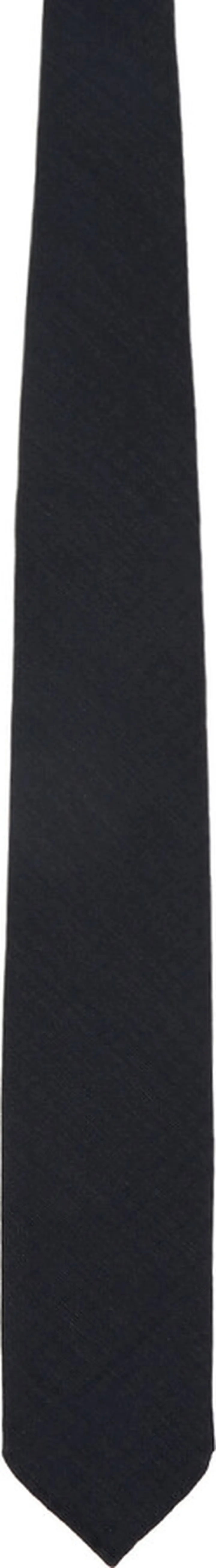 Brioni Black Striped Tie