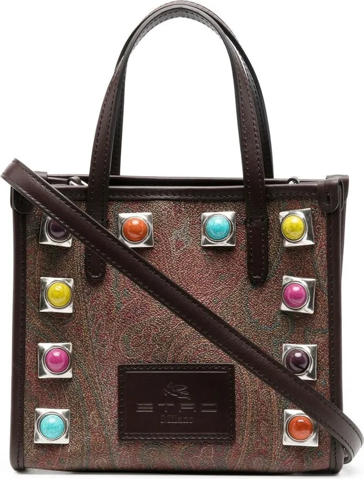 Paisley-Pattern Tote Bag