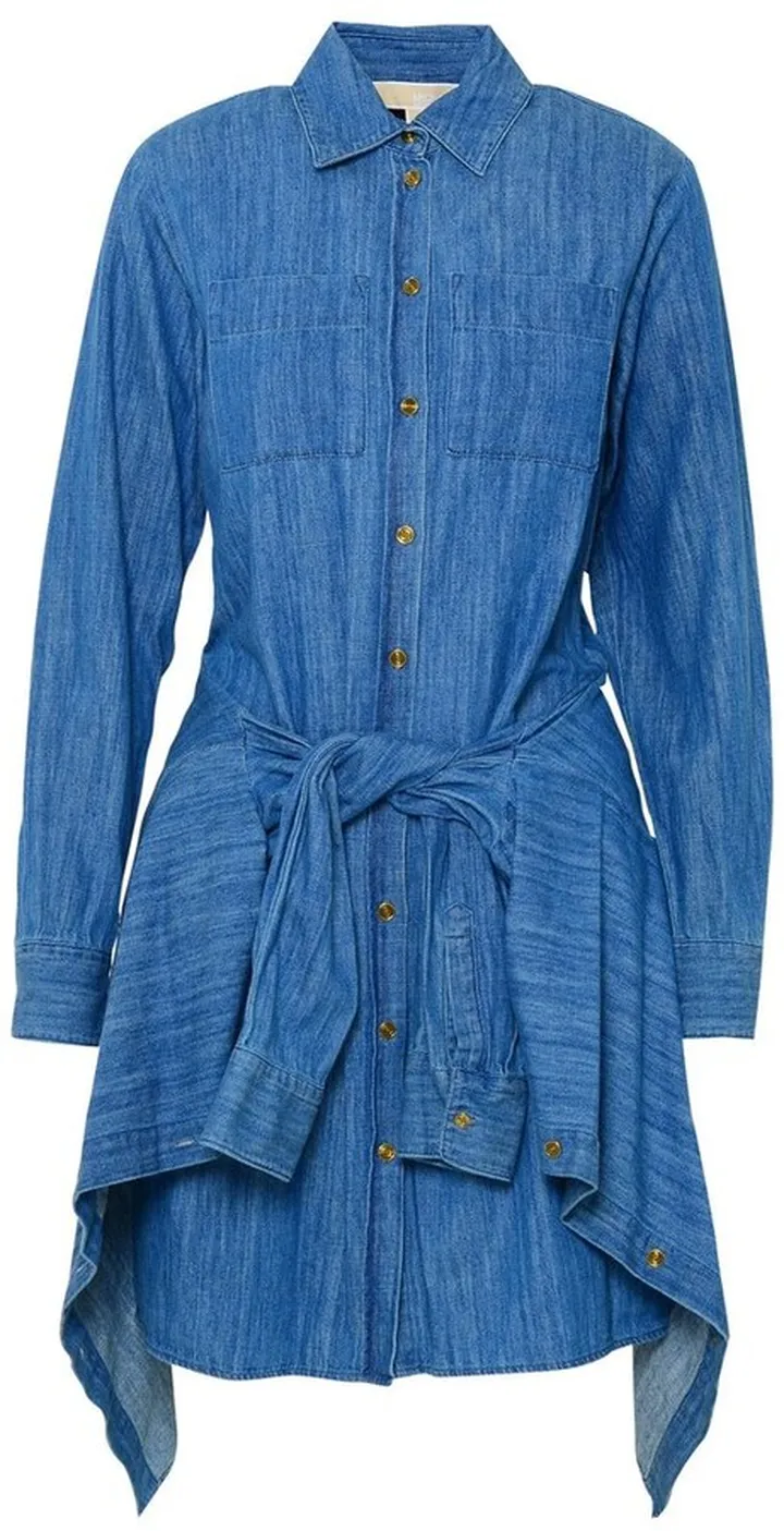 Michael Michael Kors Tied Denim Mini Dress