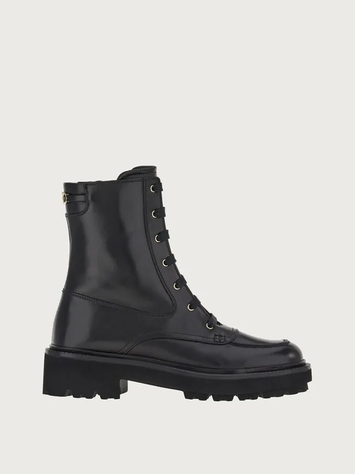 Ferragamo Women Combat boot Black