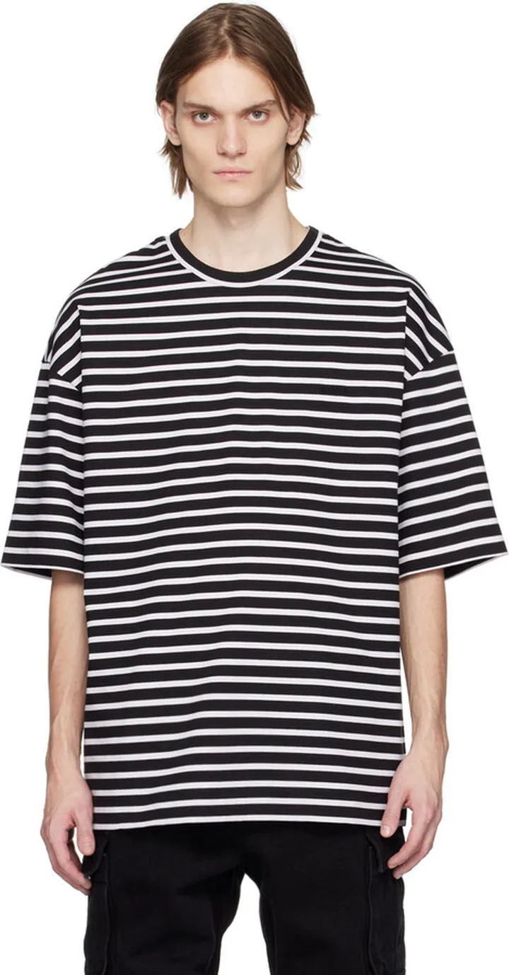 Juun.J Black Embroidered T-Shirt