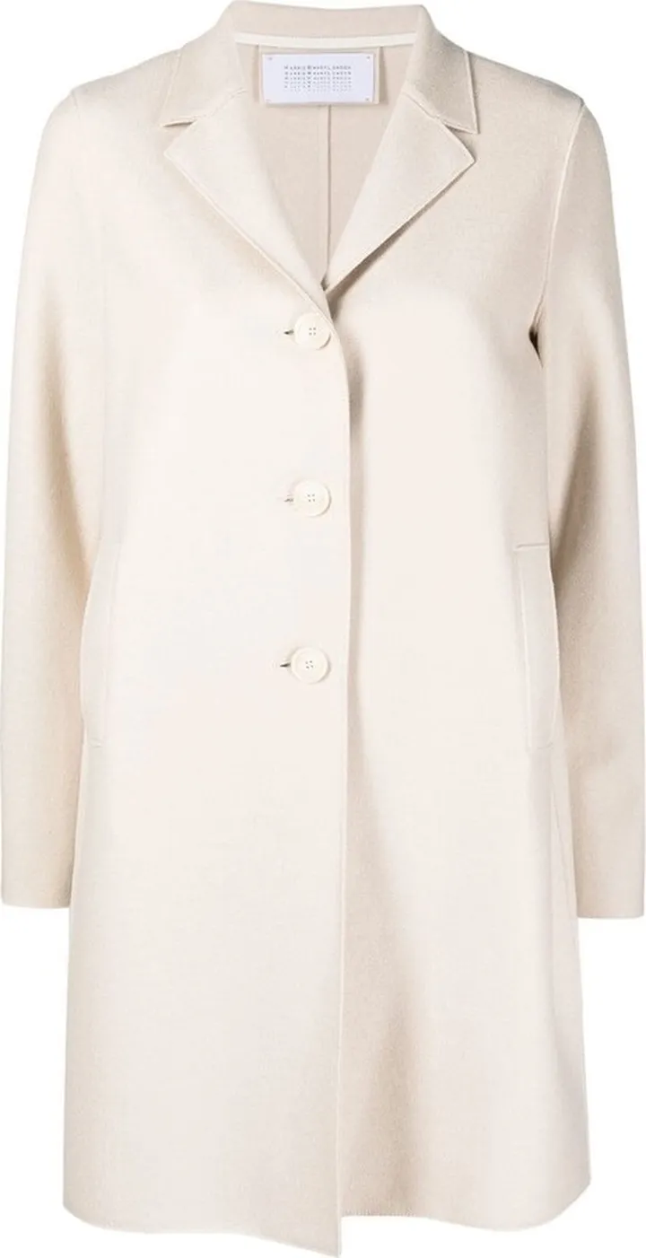 Button-Up Wool Coat