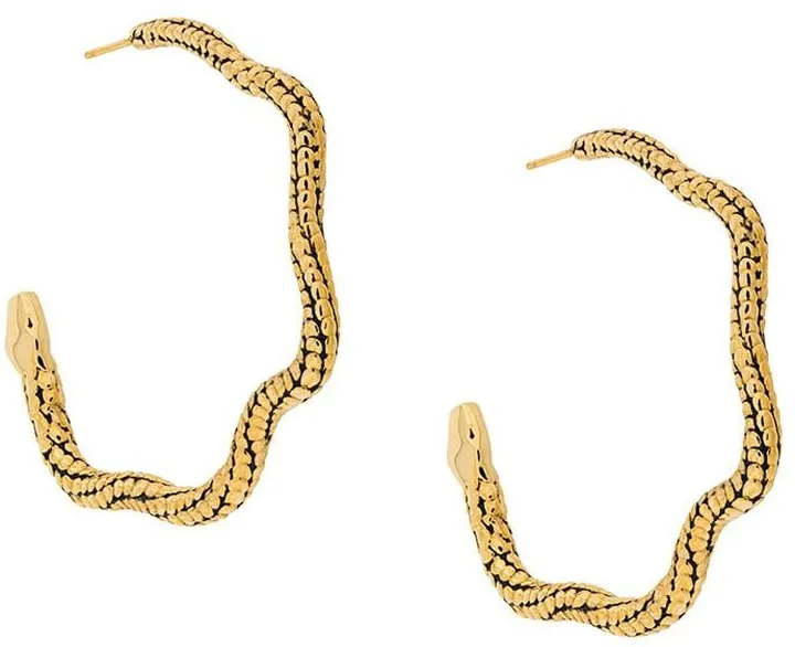 Snake Hoop Earrings