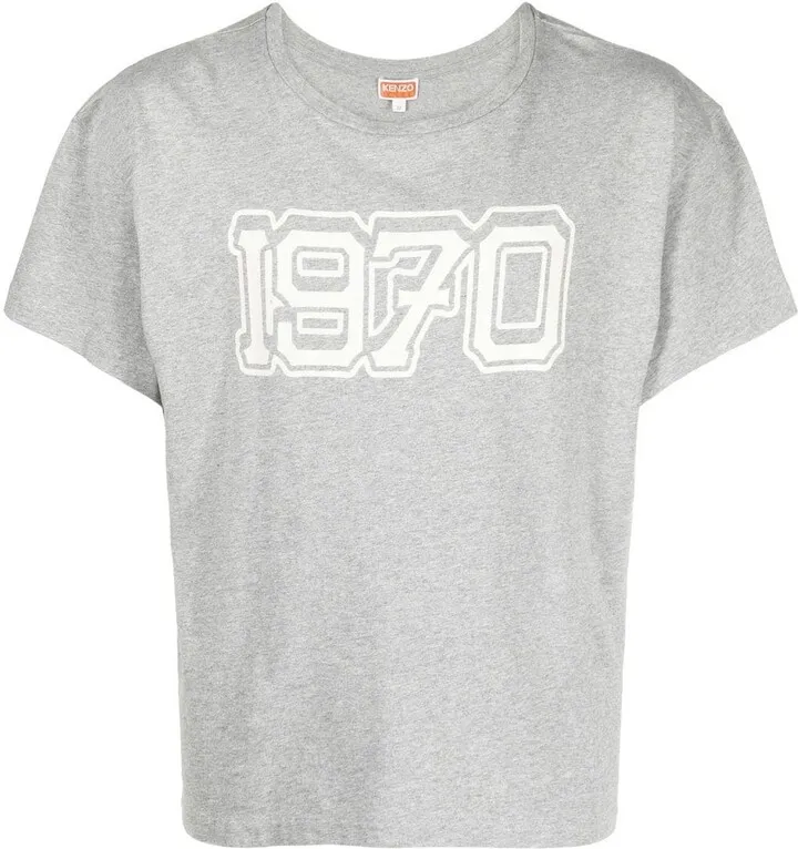 logo-print cotton T-shirt