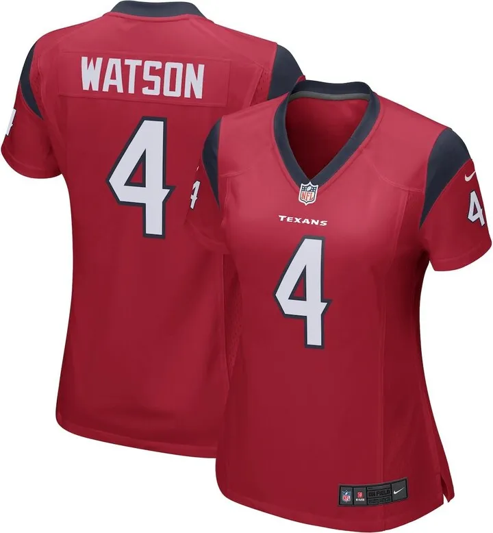 Women's Nike Deshaun Watson Red Houston Texans Team Color Game Jersey
