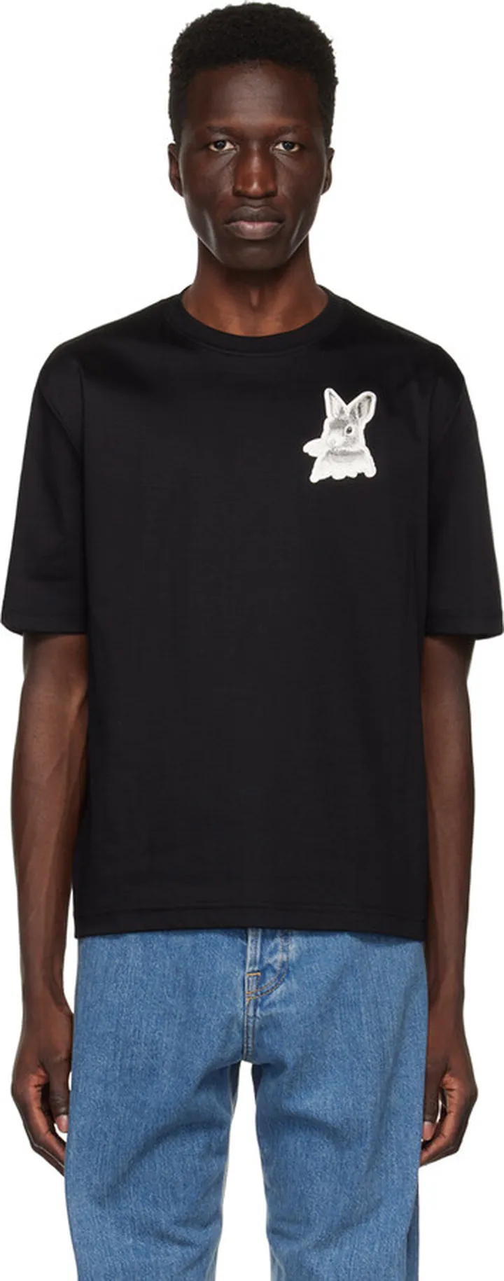 Lanvin Black Botanica T-Shirt