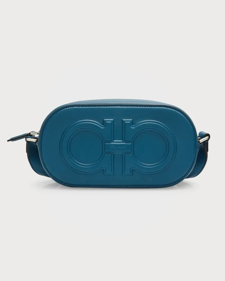Men's Doppio Gancio Big Crossbody Bag