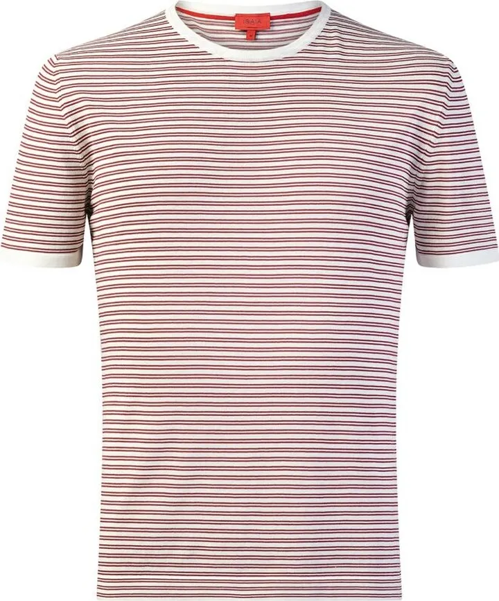 Isaia Cotton Striped T-Shirt