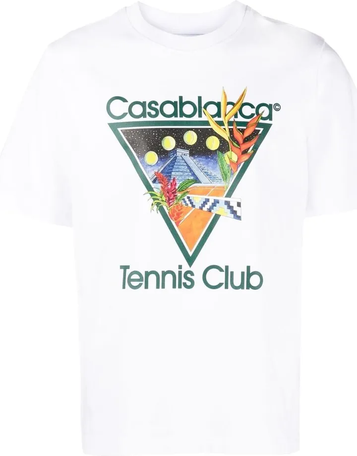 logo-print cotton T-shirt