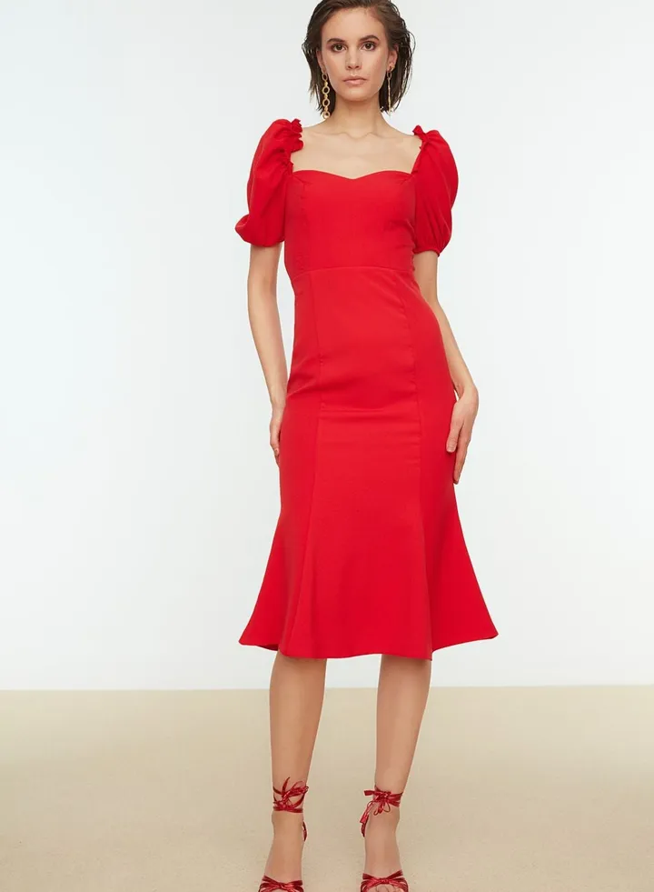 Ruffle Hem Dress