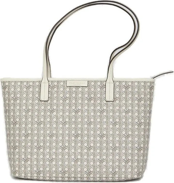 Tory Burch Ever-Ready Basketweave Small Tote Bag