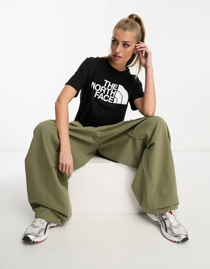 The North Face Half Dome T-shirt in black and white