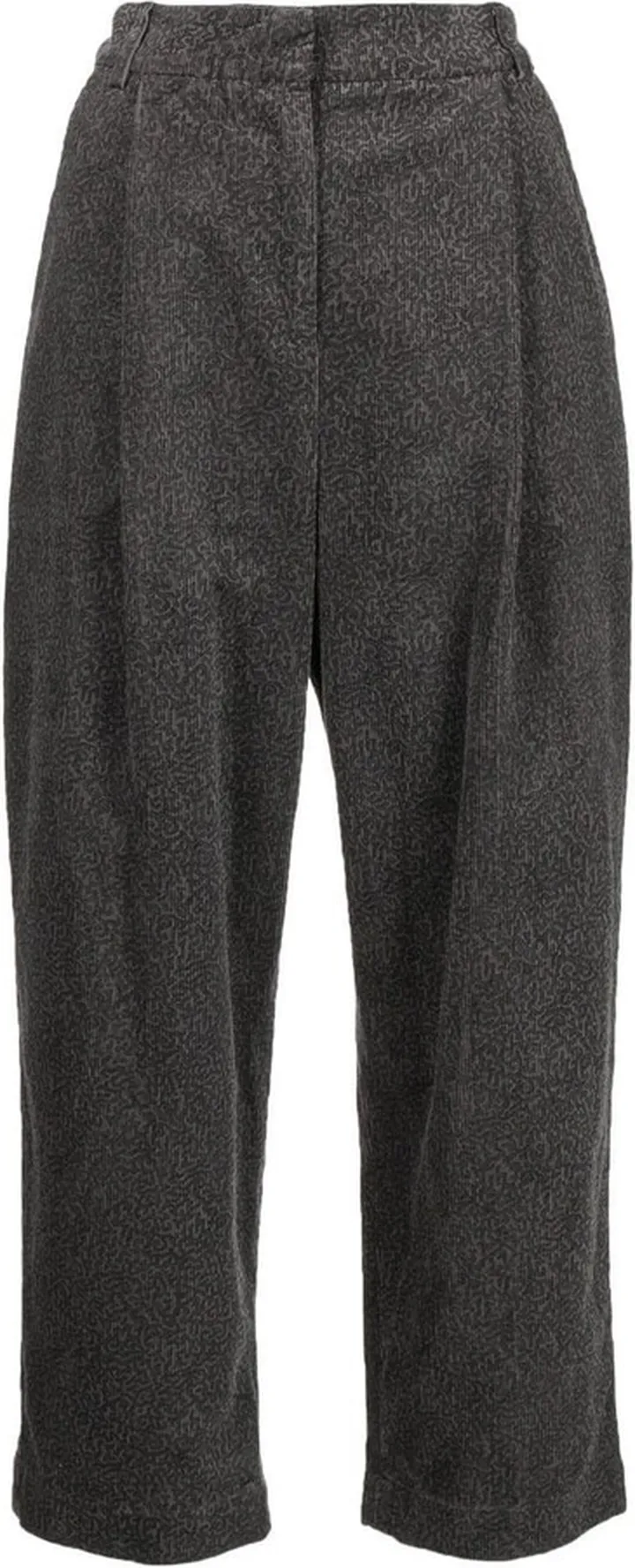 Market straight-leg trousers