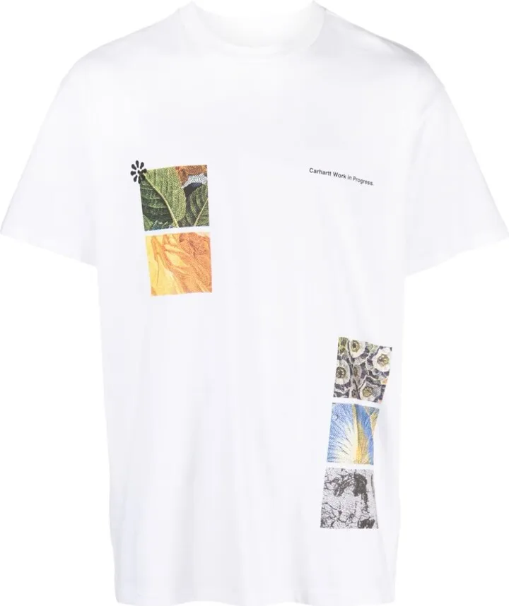 slogan-print organic cotton T-shirt