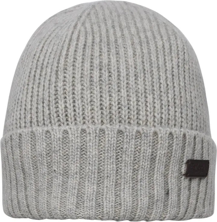 Barbour Logo Patch Knitted Beanie