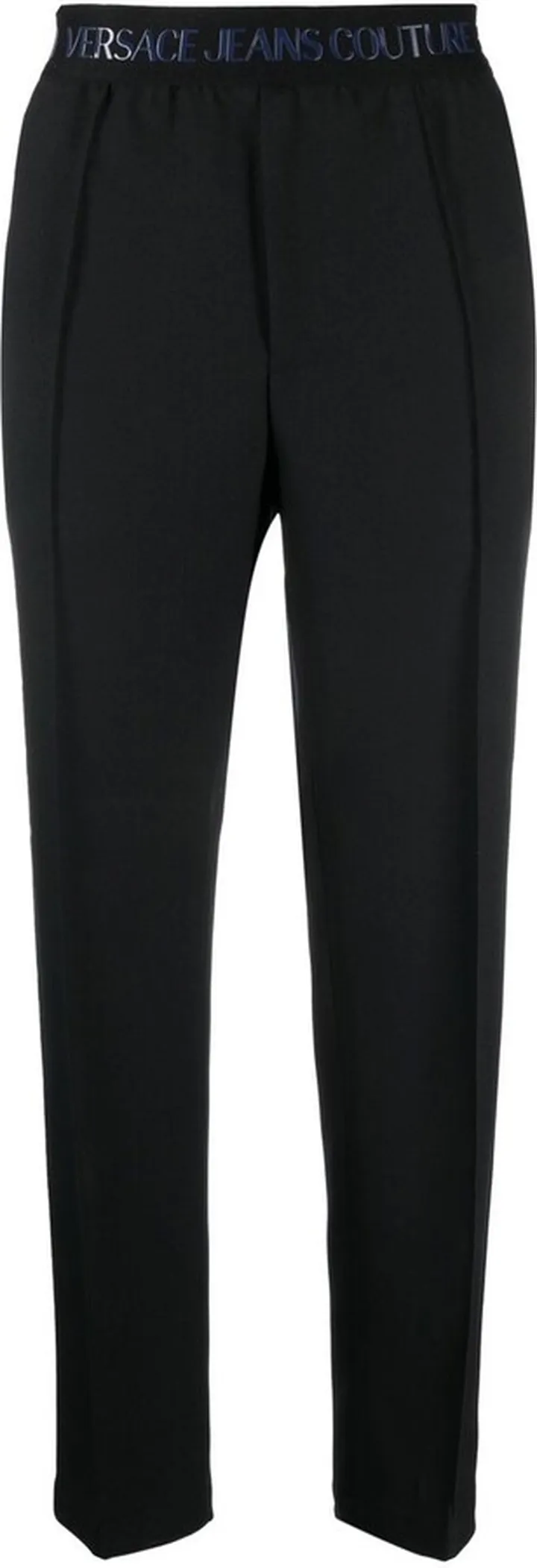 Logo-Waist Tapered Trousers