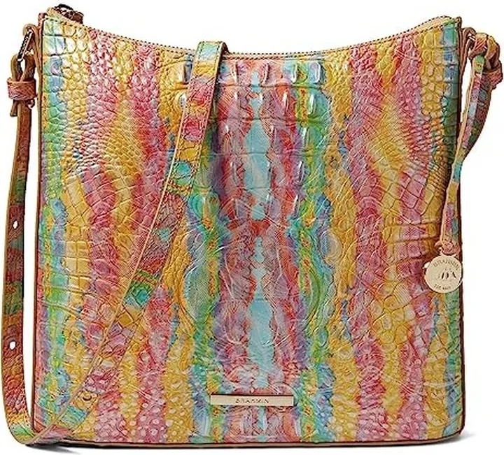 Brahmin Melbourne Katie Crossbody (Saltwater Taffy) Handbags