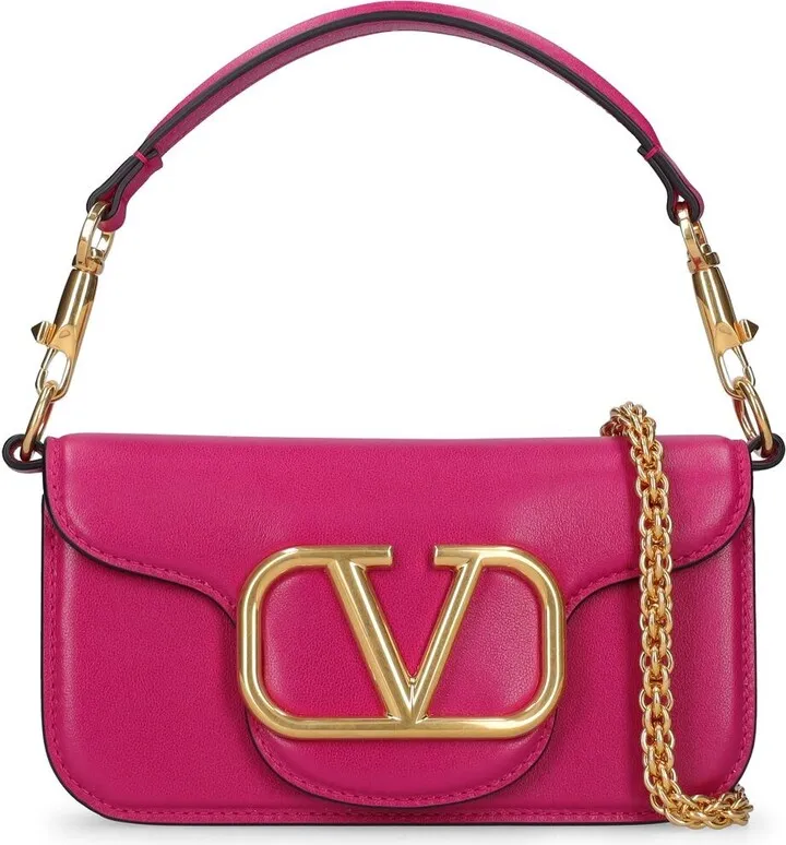 SM Locò leather shoulder bag