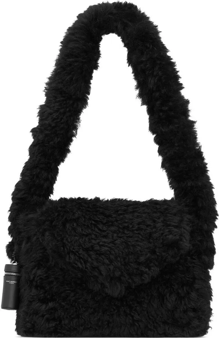 Small Shearling Shoulder Bag