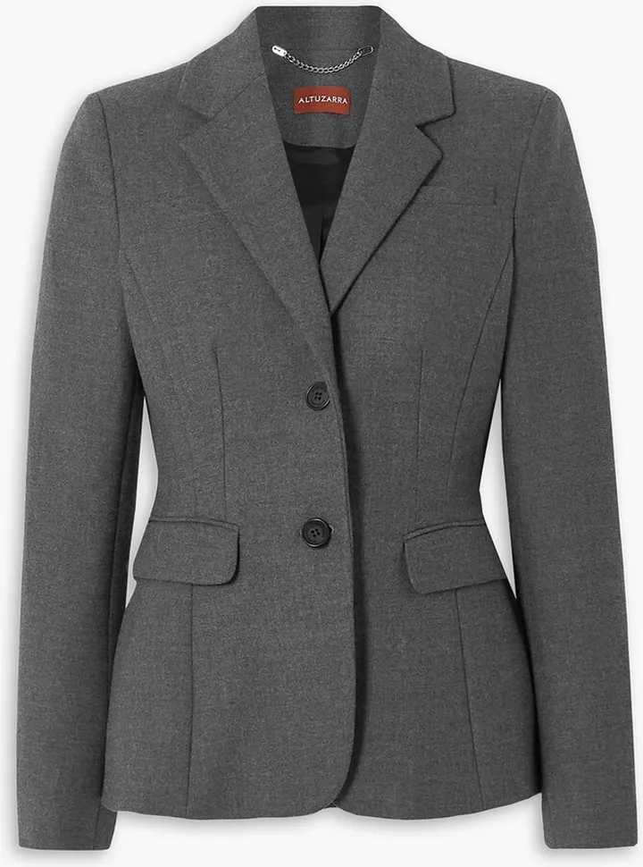 Fenice wool-blend blazer